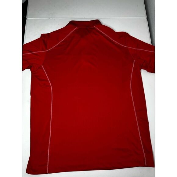 Nike Golf Tour Performance Collection Athletic Polo Dri Fit Shirt Size XL Red - Picture 8 of 9
